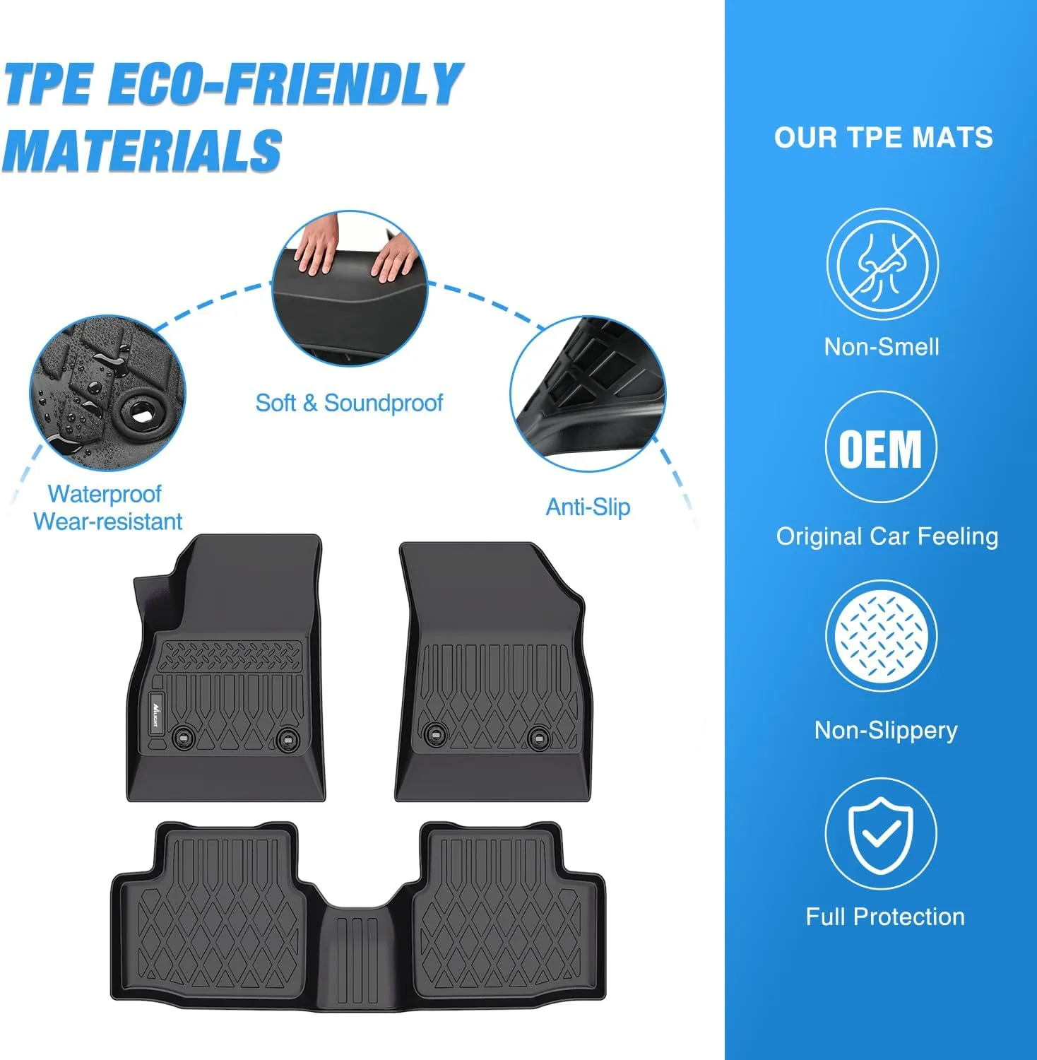 2016-2020 Chevy Cruze TPE Floor Mats
