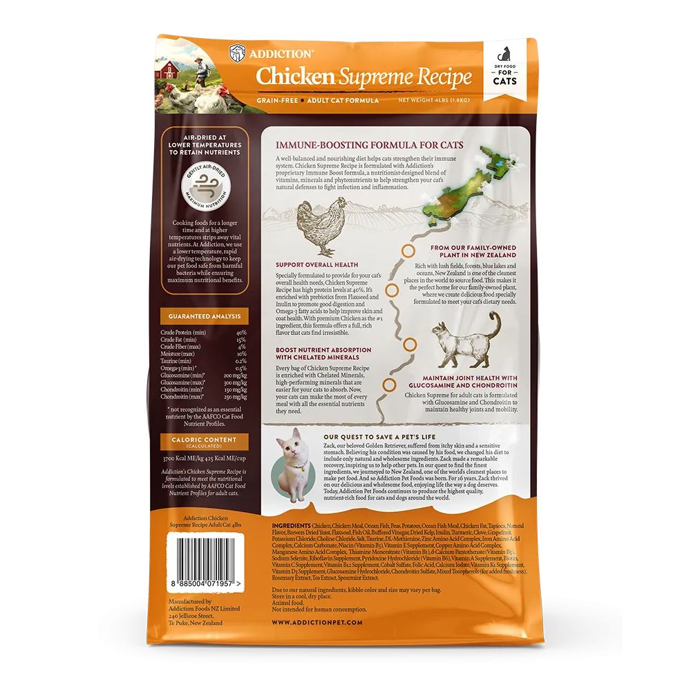 Addiction Cat Chicken Supreme Grain-Free 4lb