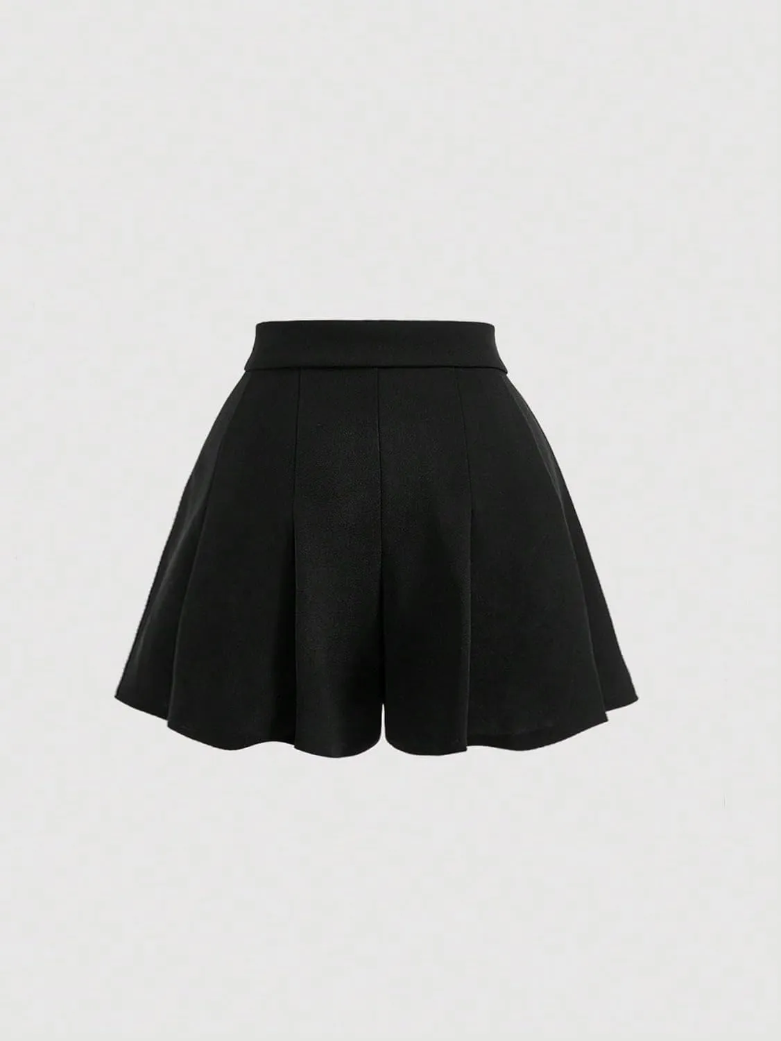 AKIOLOAS Women's Shorts Fold Pleated Wide Leg Shorts Women's Shorts Shorts for Women