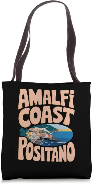 Amalfi Coast Positano Italy Scene Tote Bag