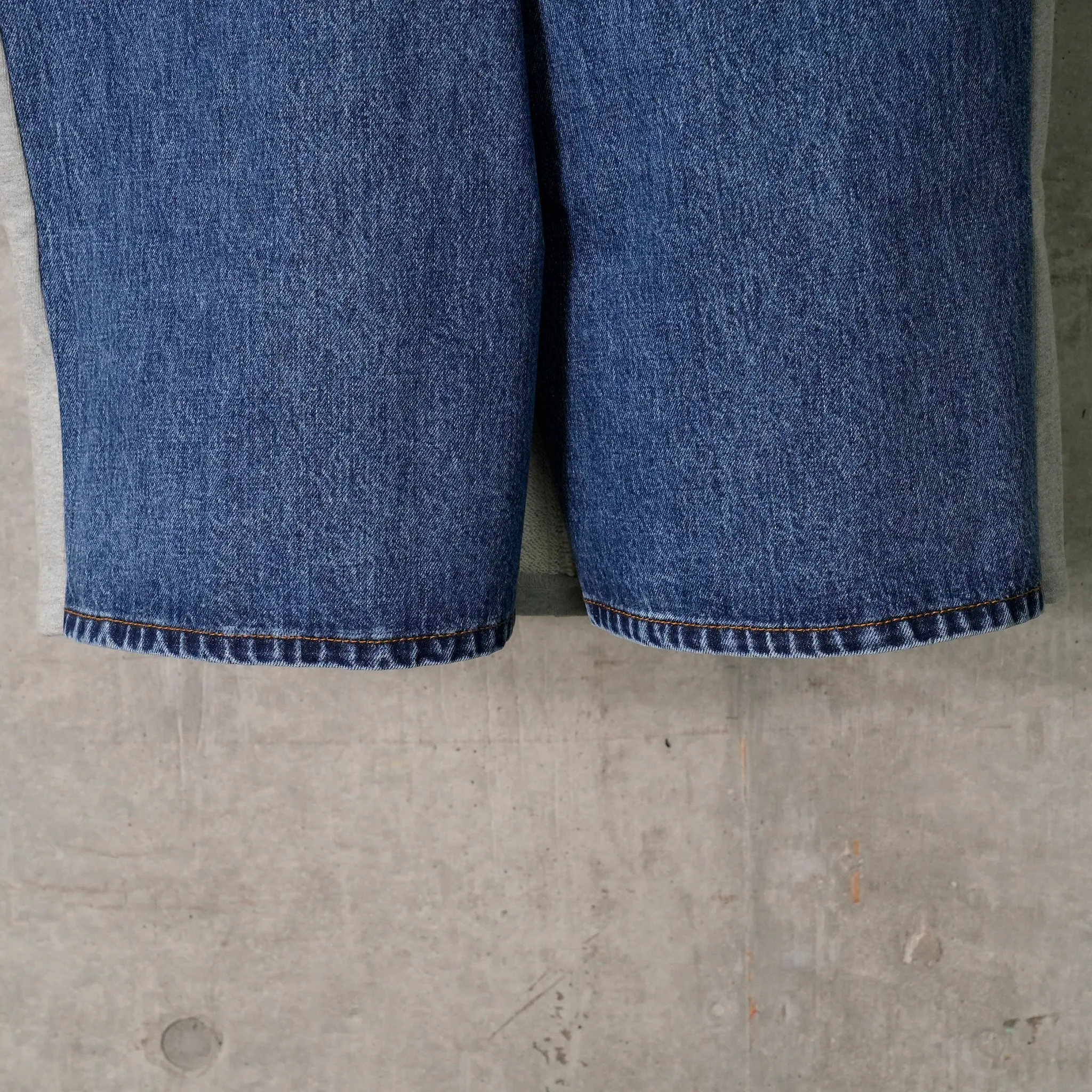 BLUE HYBRID DENIM SKORTS / BLUE