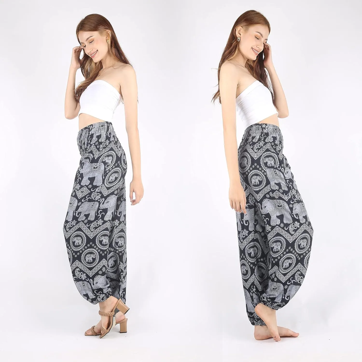 Boho Pants Harem Pants Yoga Trousers for Woman Bohemian Beach Pants