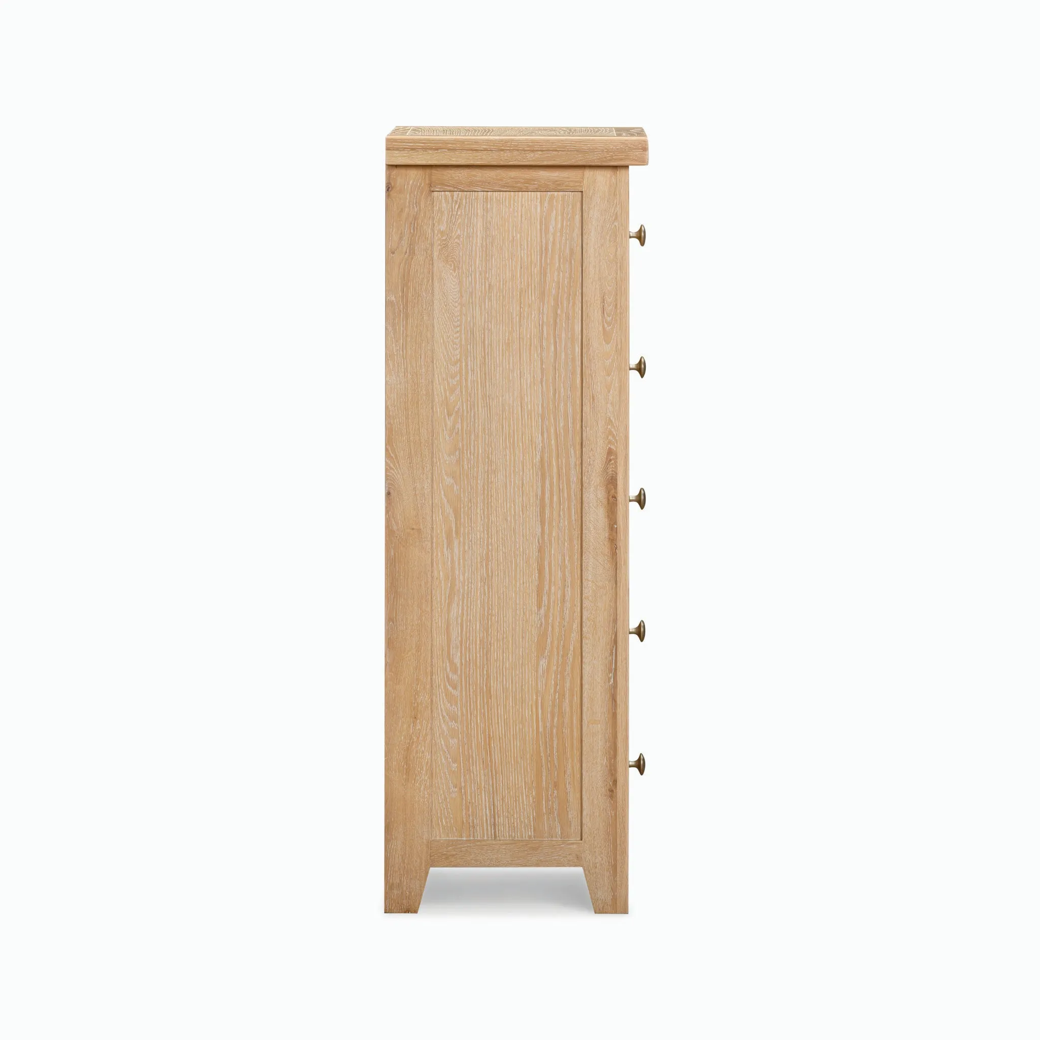 Burford 5 Chest of Drawers in Natural Oak