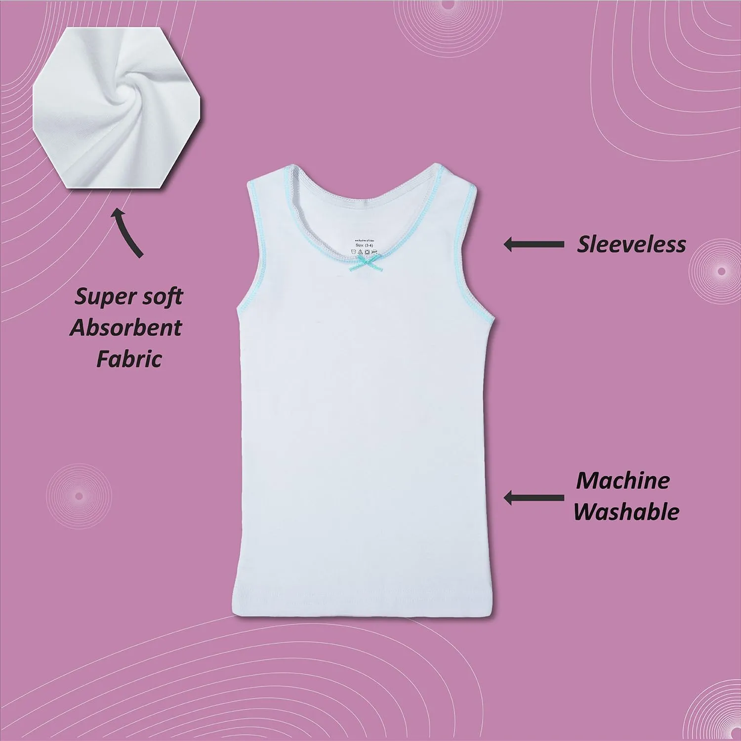 Buyless Fashion Girls Tank Tops - Sleeveless Cami Tanks Cotton Undershirts for Dance Gymnastics, Kids & Toddler Size (8 Pack)