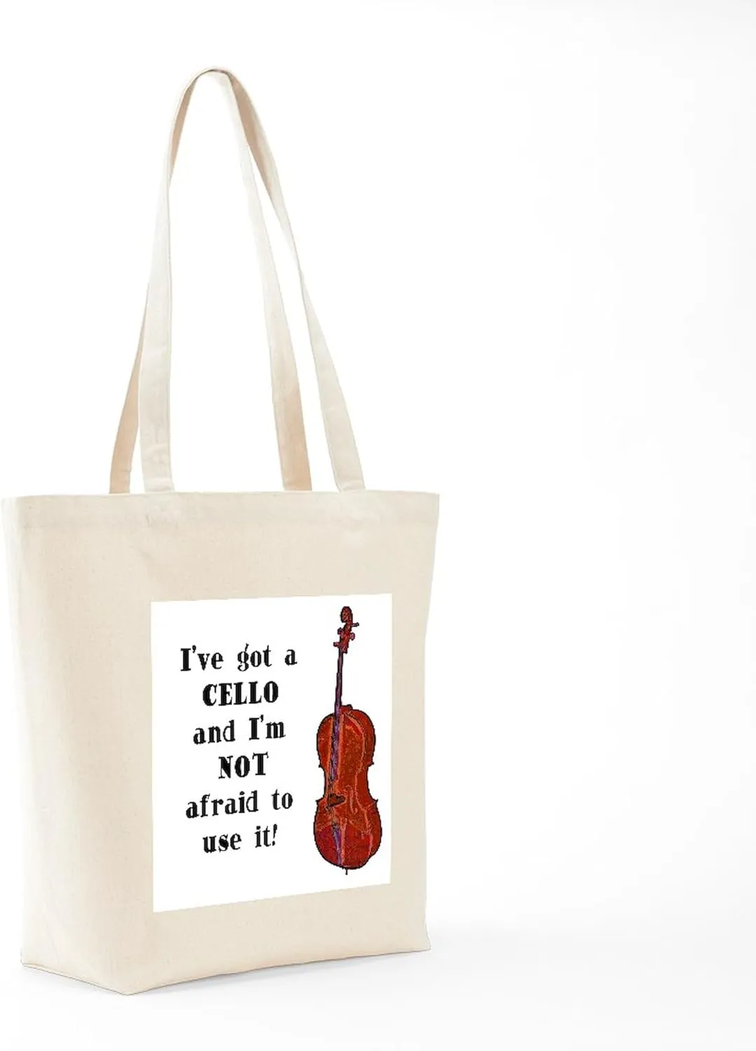 CafePress I've Got A Cello Tote Bag Reusable Natural Beige Canvas Shopping Bag