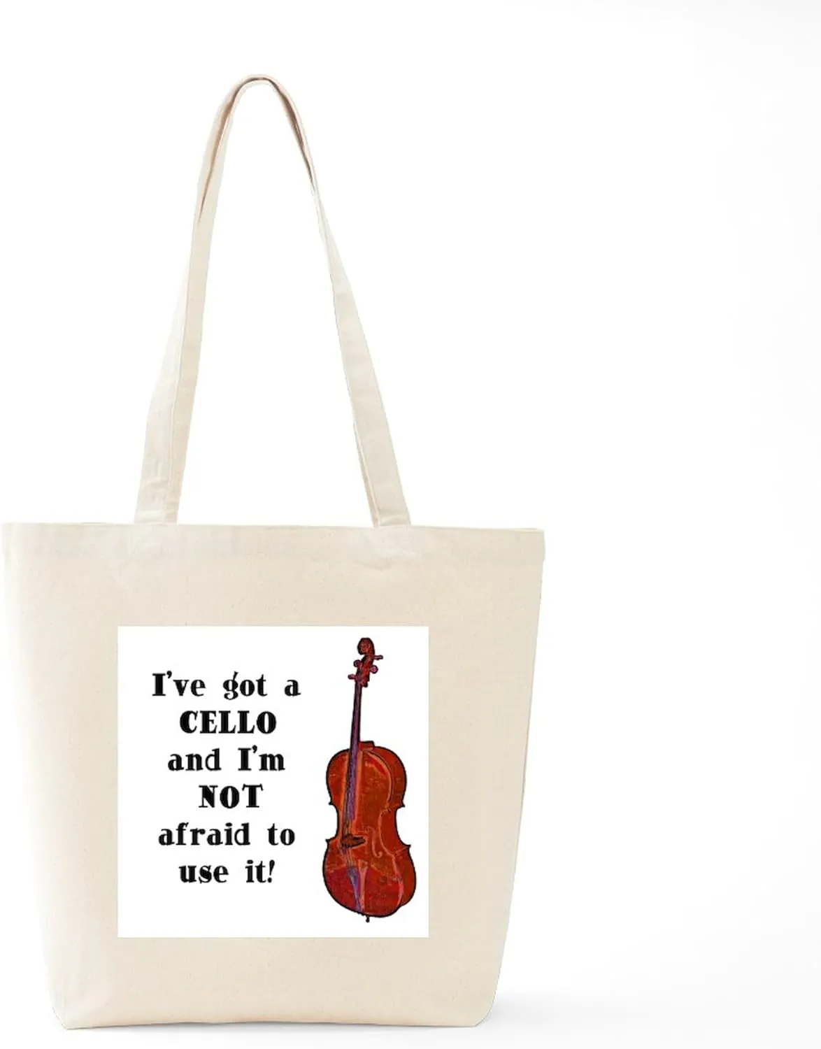 CafePress I've Got A Cello Tote Bag Reusable Natural Beige Canvas Shopping Bag