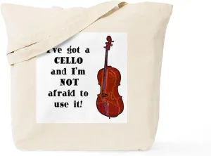 CafePress I've Got A Cello Tote Bag Reusable Natural Beige Canvas Shopping Bag