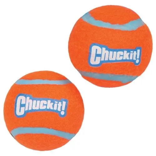 Chuckit Tennis Ball Medium 6.5cm Dog Toy (2Pk)