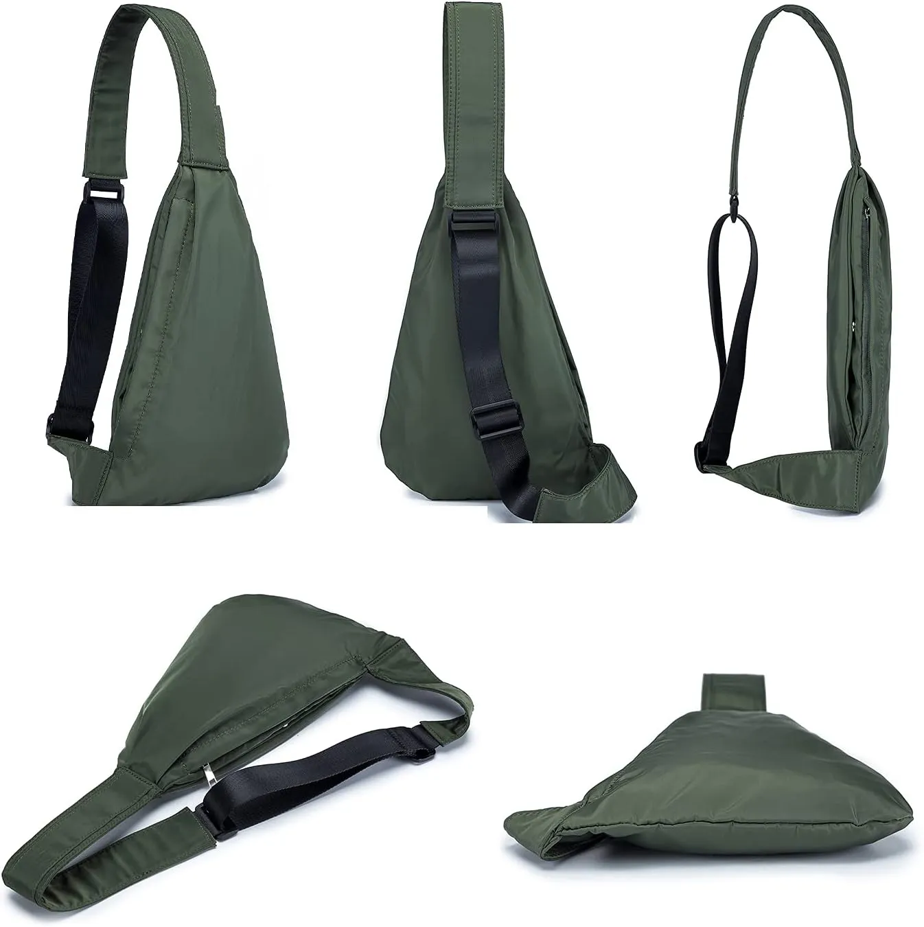 Croogo Casual Small Crossbody Backpack - Outdoor Chest Shoulder Hiking Bag, Anti-Theft Waterproof Day Pack for Sling