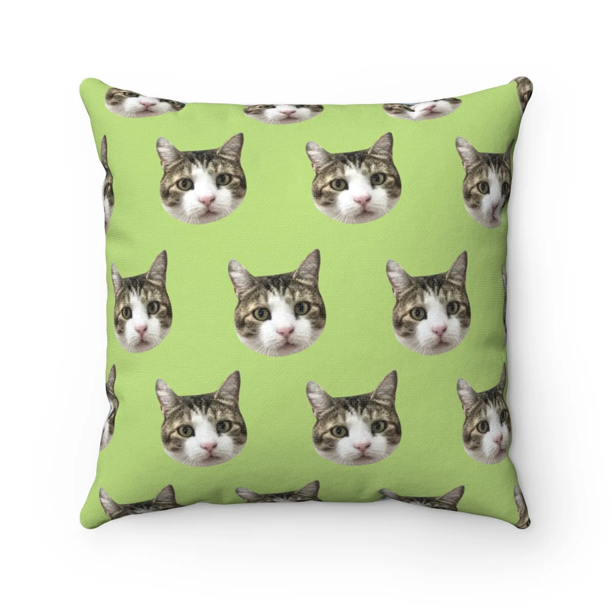 Custom Print Your Cat Toss Pillow Cover