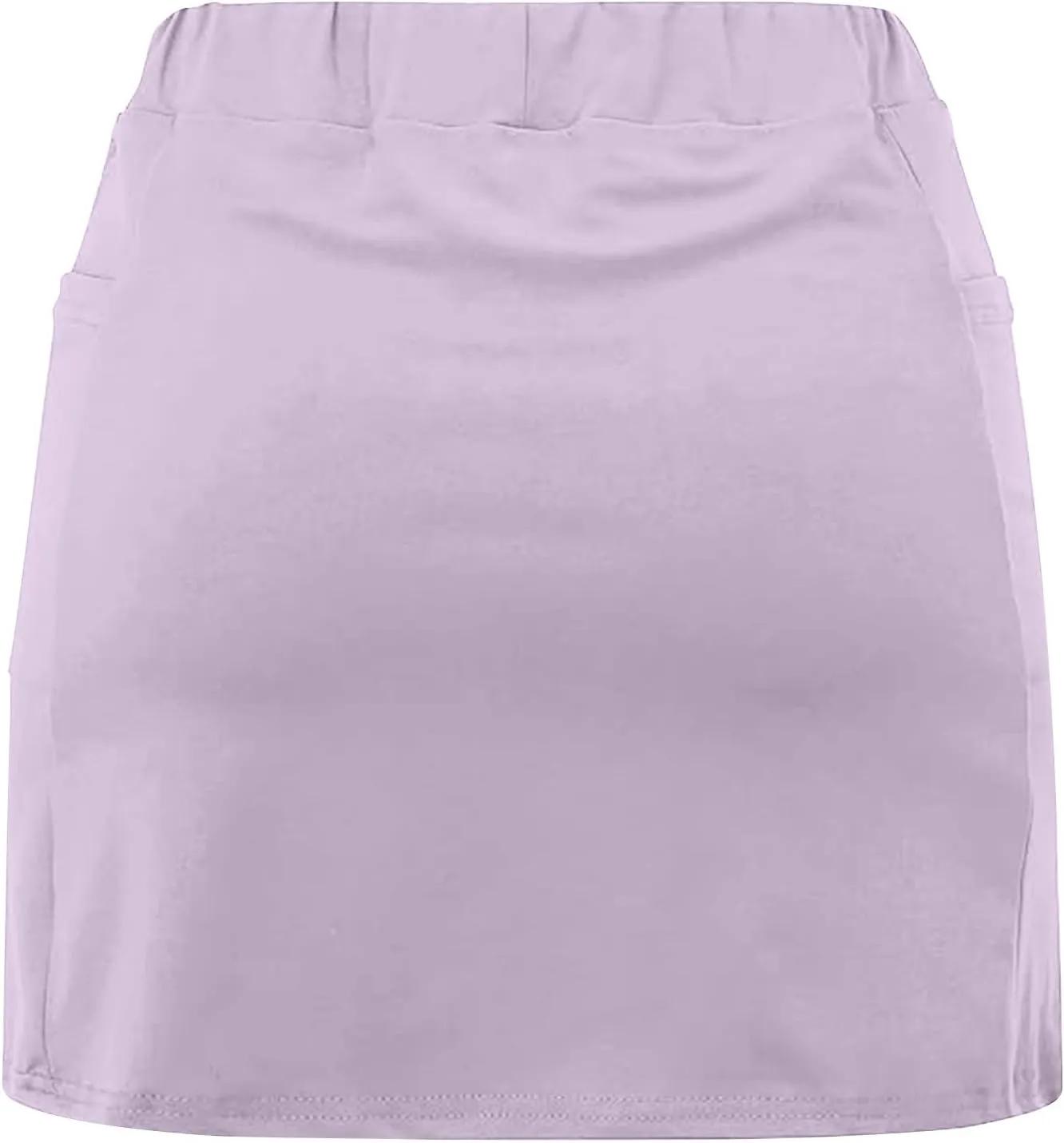DDAPJ pyju Golf Skirts for Women Elastic High Waisted Athletic Skort Workout Casual Tennis Skirted Shorts for Teen Girls