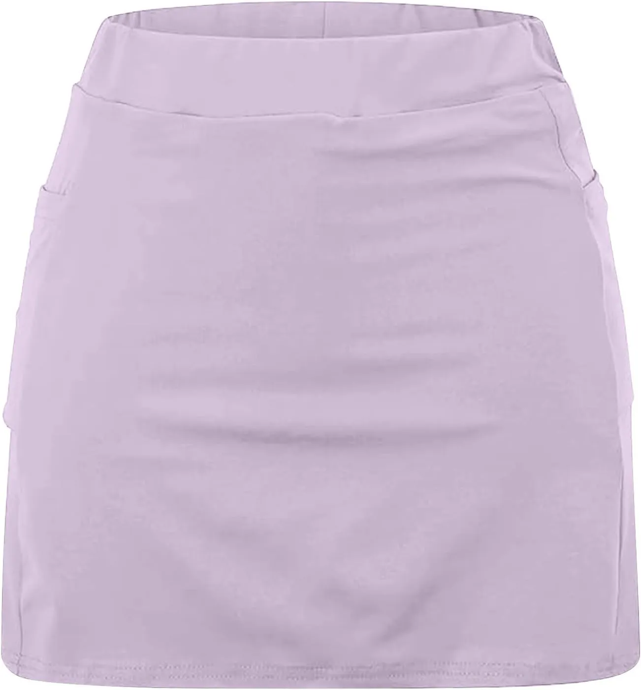 DDAPJ pyju Golf Skirts for Women Elastic High Waisted Athletic Skort Workout Casual Tennis Skirted Shorts for Teen Girls