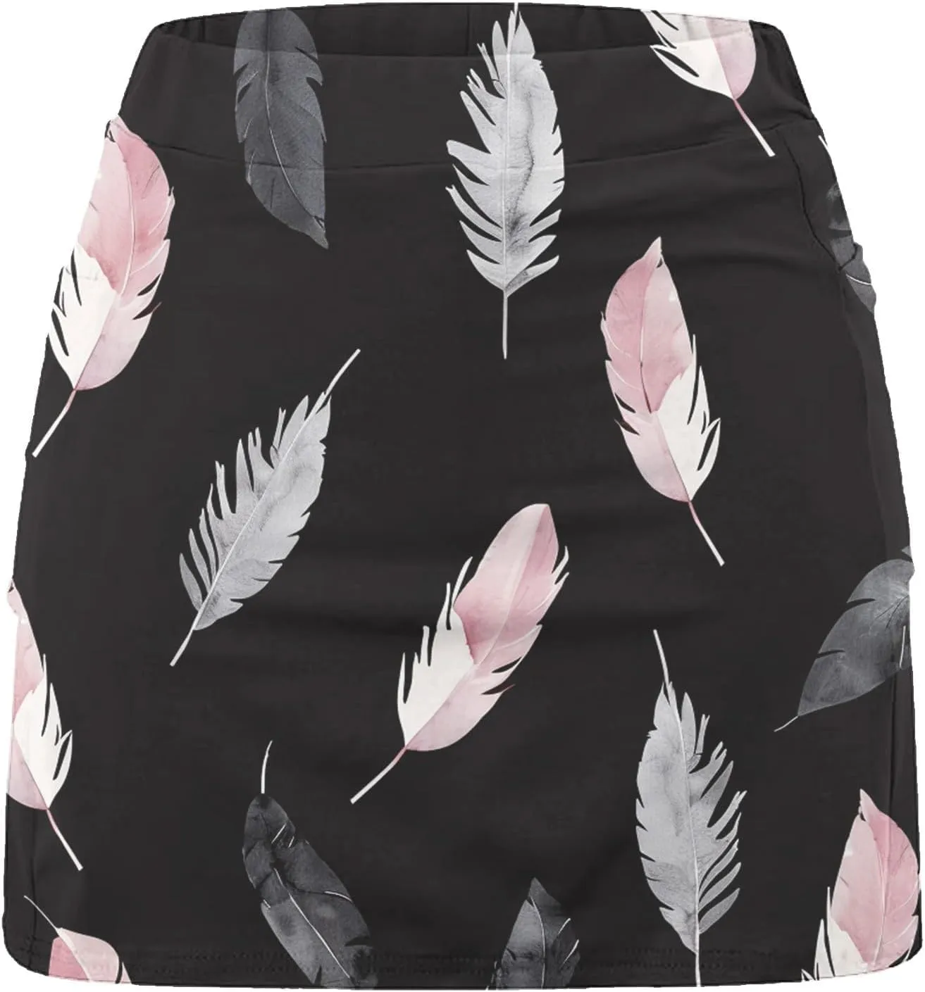 DDAPJ pyju Women Tennis Skirts High Waisted Active Performance Golf Skort Trendy Printed Skirt with Shorts Workout Outfits