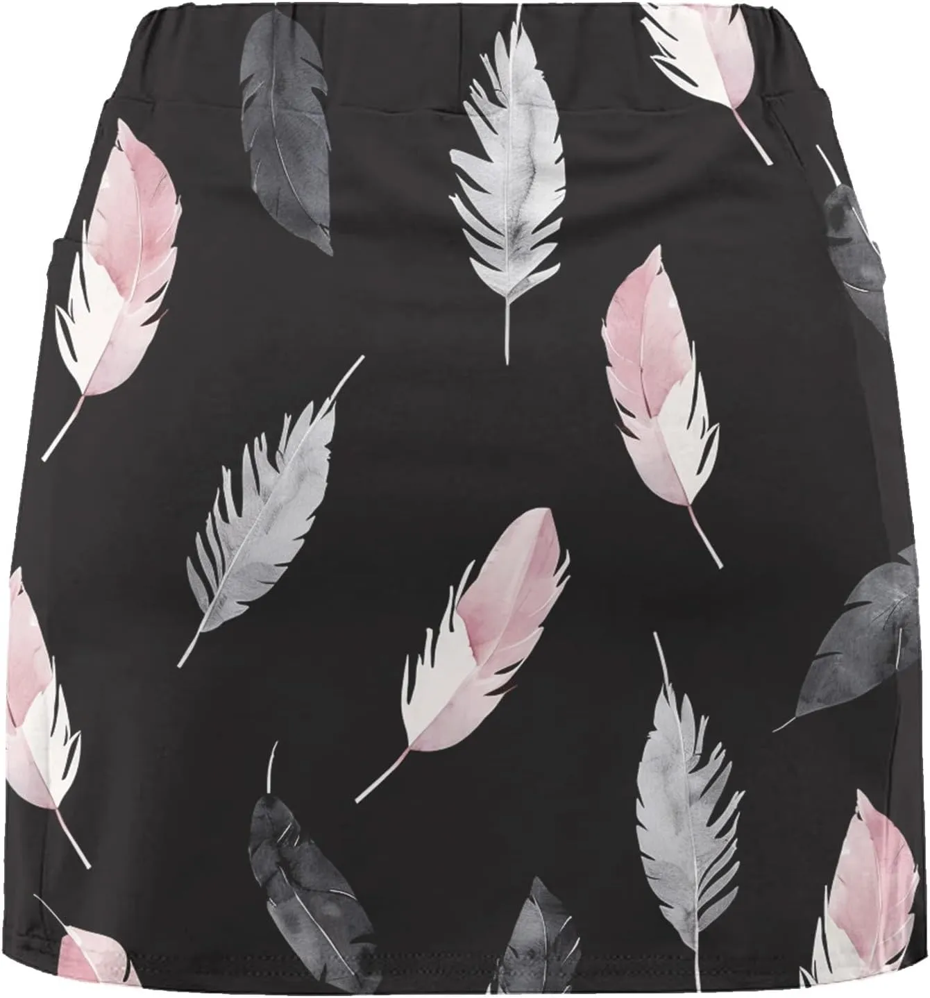 DDAPJ pyju Women Tennis Skirts High Waisted Active Performance Golf Skort Trendy Printed Skirt with Shorts Workout Outfits