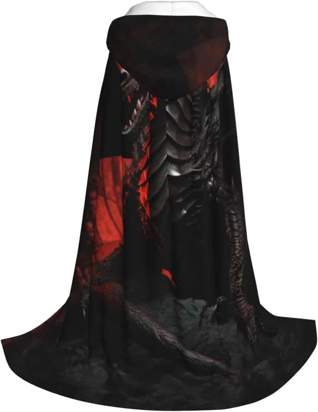 Dragon Halloween Cape For Teenagers, Hooded Cloak Long Cape Costume Cloak For Party Or Cosplay