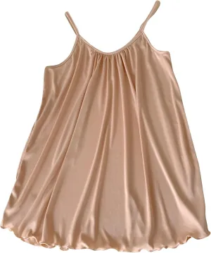 Dress Shirts for Women Pleated Spaghetti Strap Camisole Loose Fit Casual Sleeveless Flowy Basic Tops Silk Sleepwear Tanks