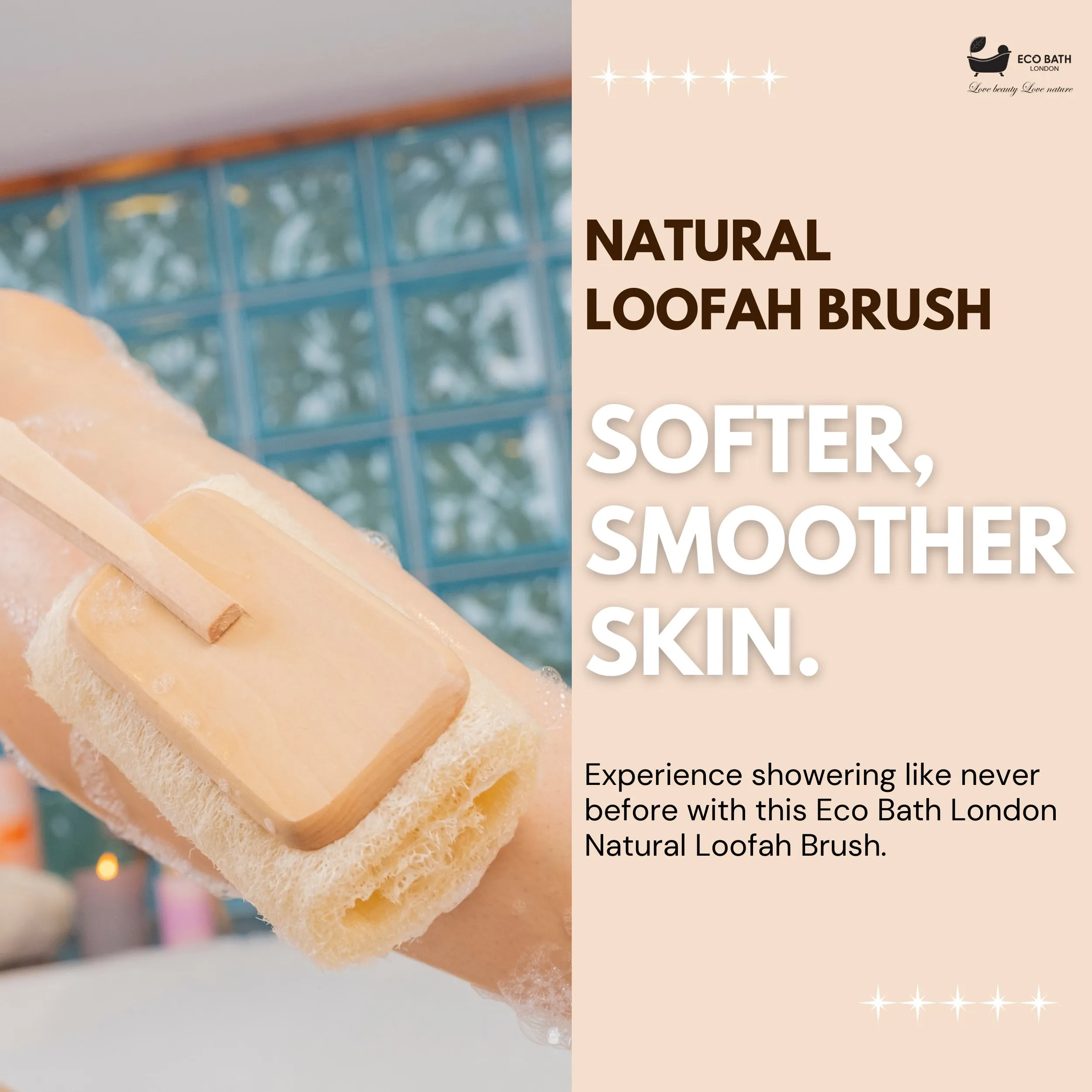 Eco Bath Natural Loofah Brush