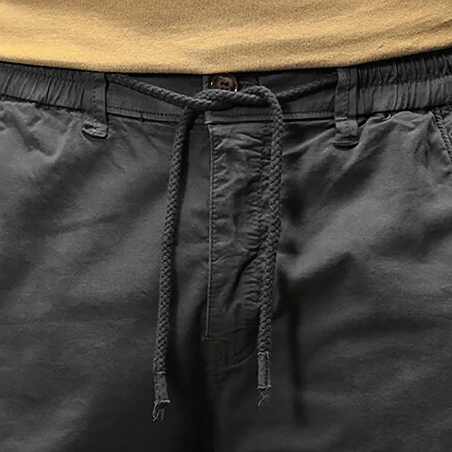 Jogger Pants for Men 2024 Outdoor Tactical Pants Cotton Drawstring Waist Running Workout Harem Pants Hiking Pants