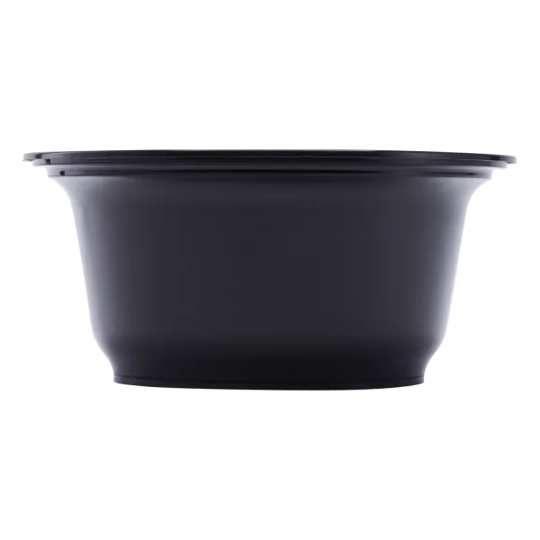 Karat 36oz PP Plastic Injection Molding Bowl (179mm), Black - 300 pcs