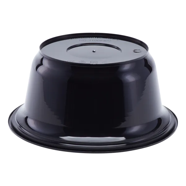 Karat 36oz PP Plastic Injection Molding Bowl (179mm), Black - 300 pcs