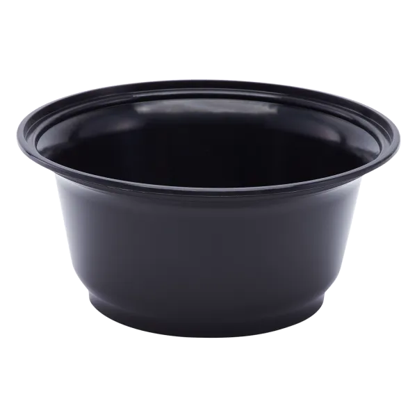 Karat 36oz PP Plastic Injection Molding Bowl (179mm), Black - 300 pcs