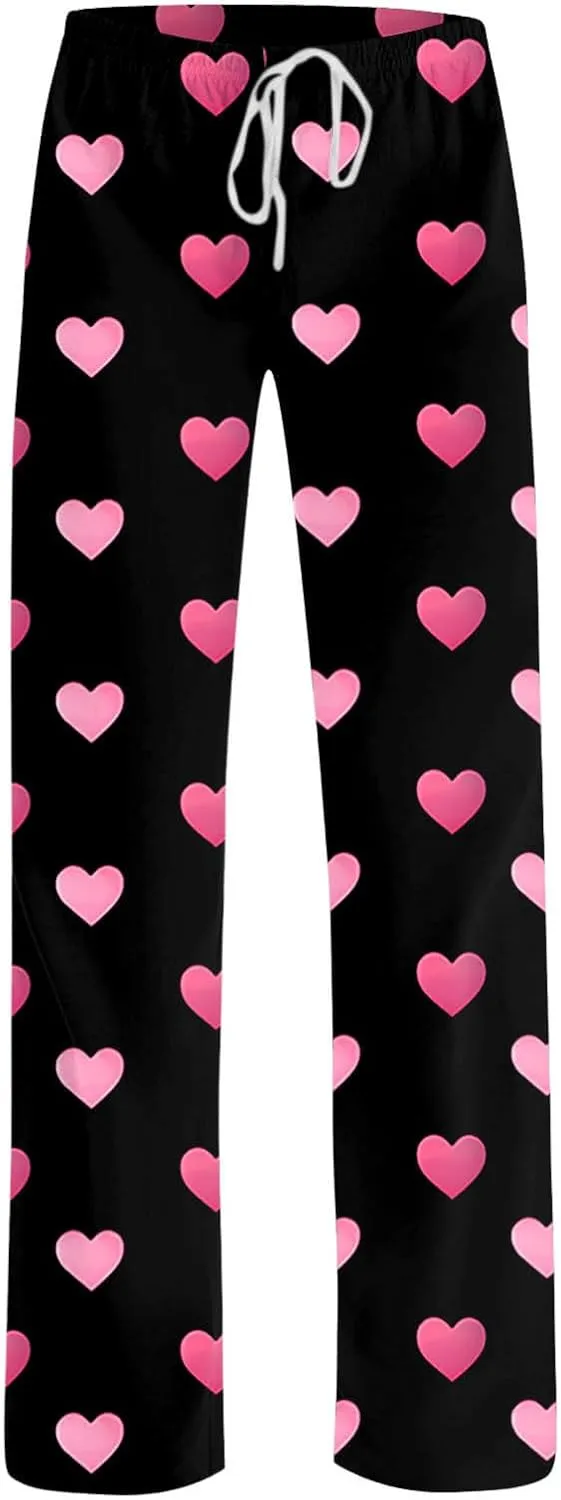 Ladies' 2025 Valentine Fashion Casual Printed Casual Pants Western Leggings