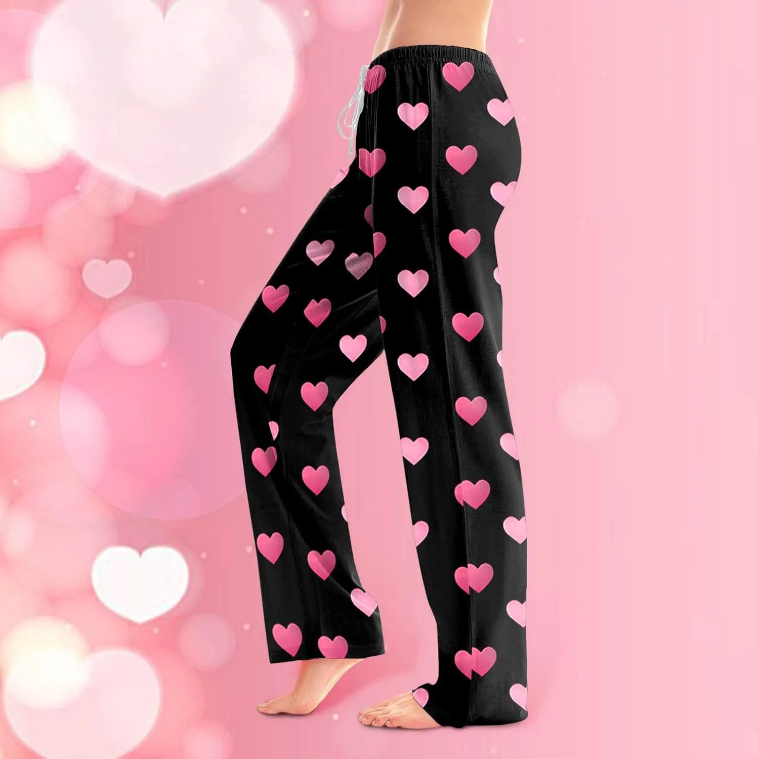 Ladies' 2025 Valentine Fashion Casual Printed Casual Pants Western Leggings