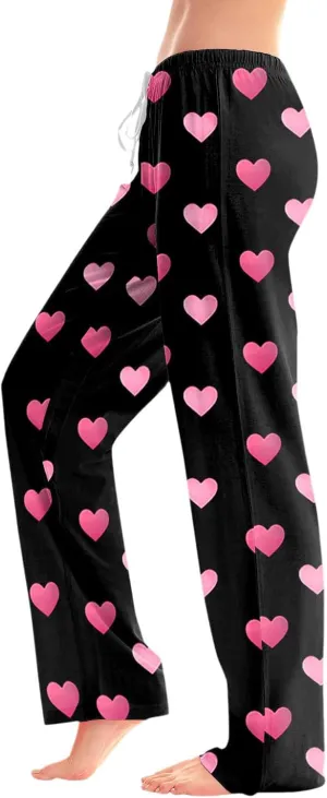 Ladies' 2025 Valentine Fashion Casual Printed Casual Pants Western Leggings