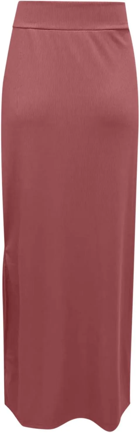 Ladies Skorts Skirt for Women Ribbed Wrap Slit Pencil Criss Cross Basic Maxi Long Skorts 2025 Regular Fit