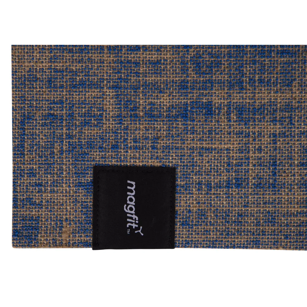 MagFit Jute Yoga Mat 5mm (Blue)