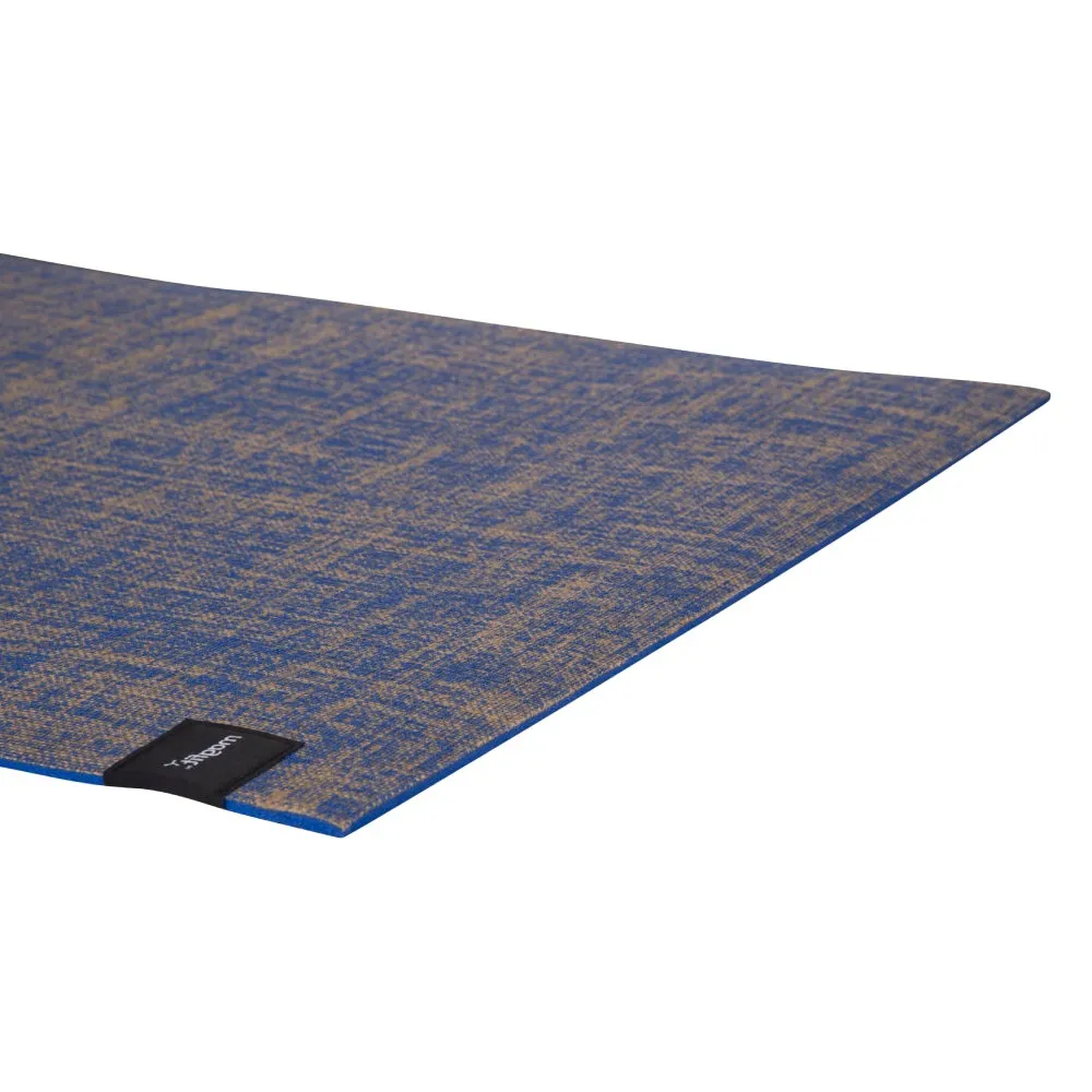 MagFit Jute Yoga Mat 5mm (Blue)