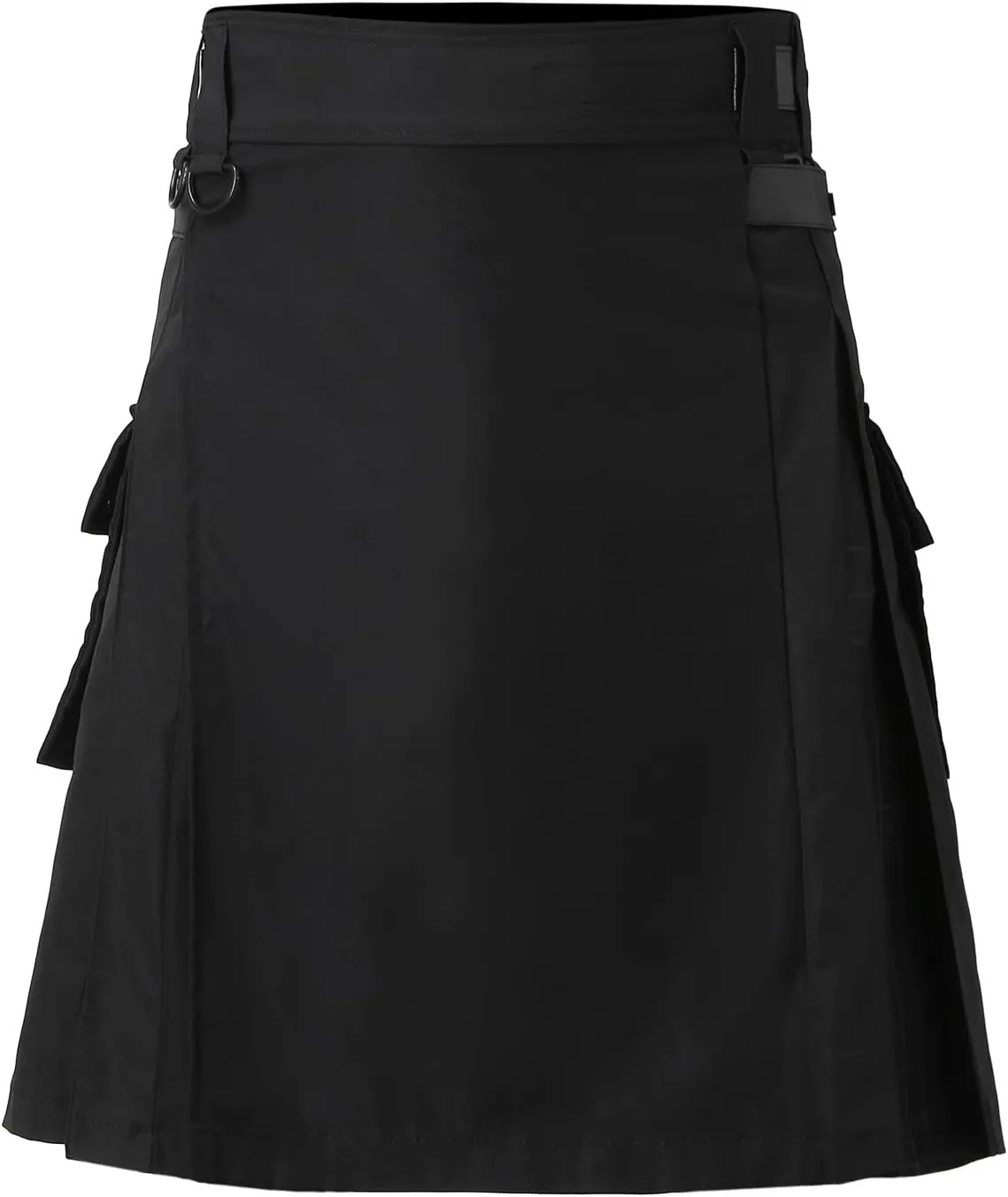 Mens Kilts Shorts Scottish Utility Pleated Plaid Skirts Modern Jeans Tartan Hybrid Kilt Vintage Gothic Kendo Costume