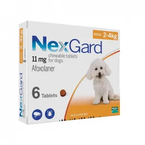 NexGard Chews For Dogs 2-4kg 6ct