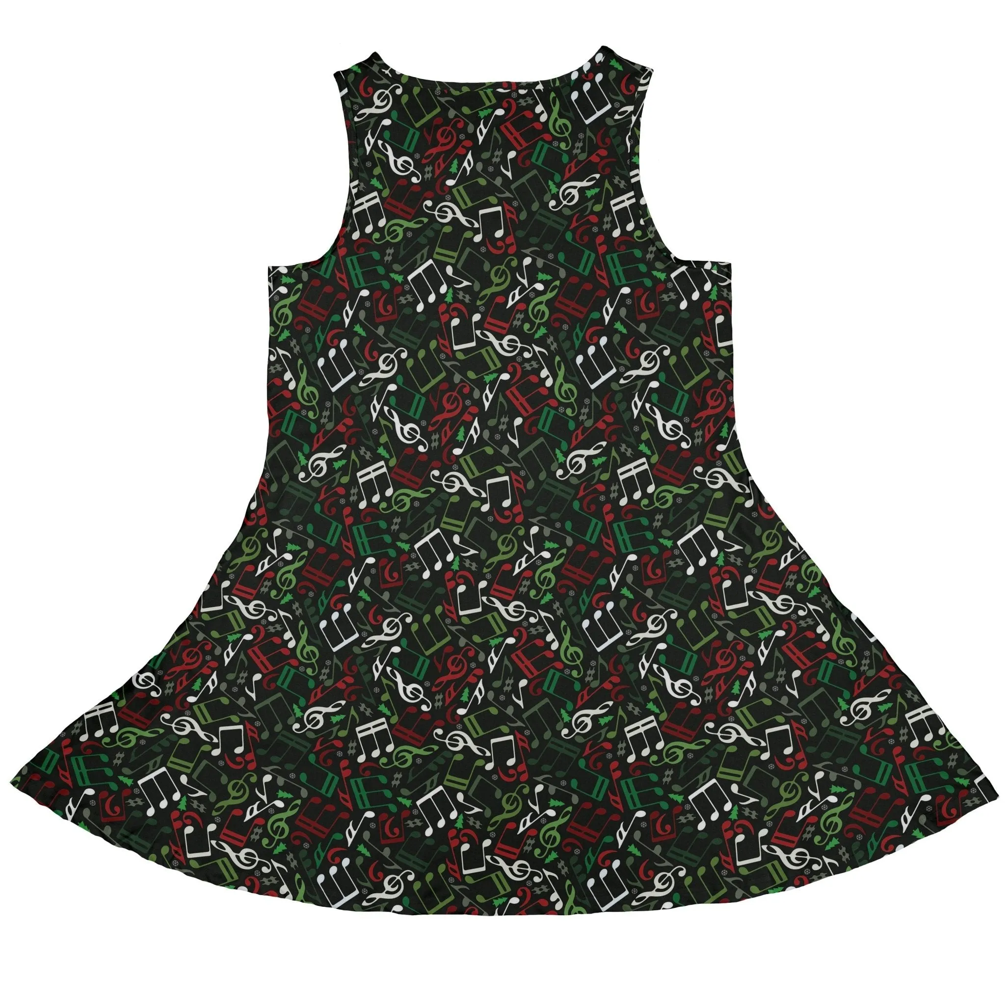 O Christmas Tree Music Notes Dress