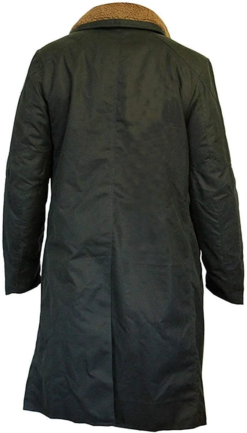 Officer K Ryan Goslng 2049 Blade Runner Long Trench Cotton Coat Jacket
