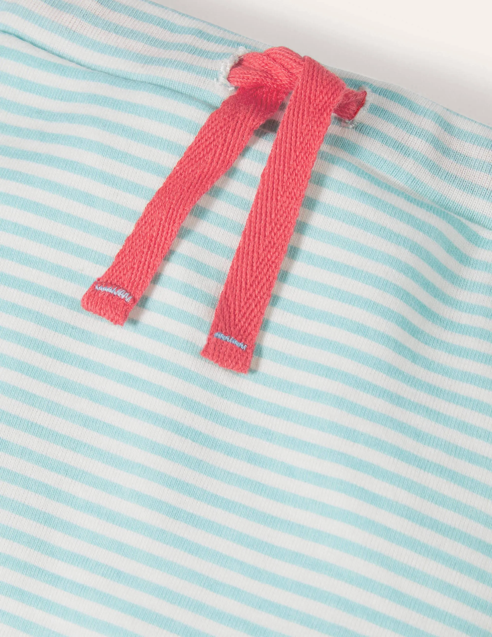 Organic Newborn Trousers-Frosted Blue/Ivory