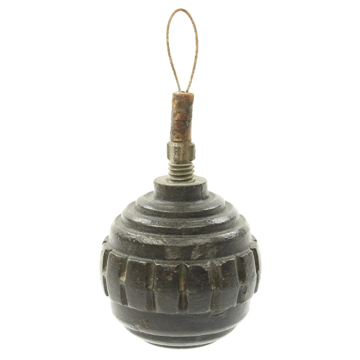 Original German WWI Model 1915 n/A Inert Ball Hand Fragmentation Grenade - Kugelhandgranate