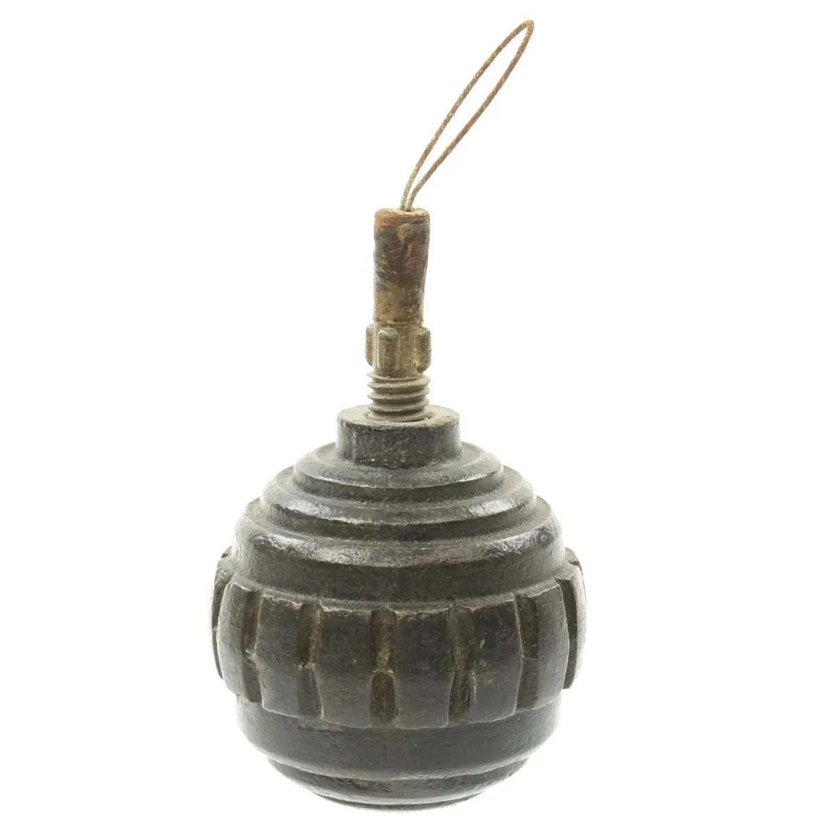 Original German WWI Model 1915 n/A Inert Ball Hand Fragmentation Grenade - Kugelhandgranate