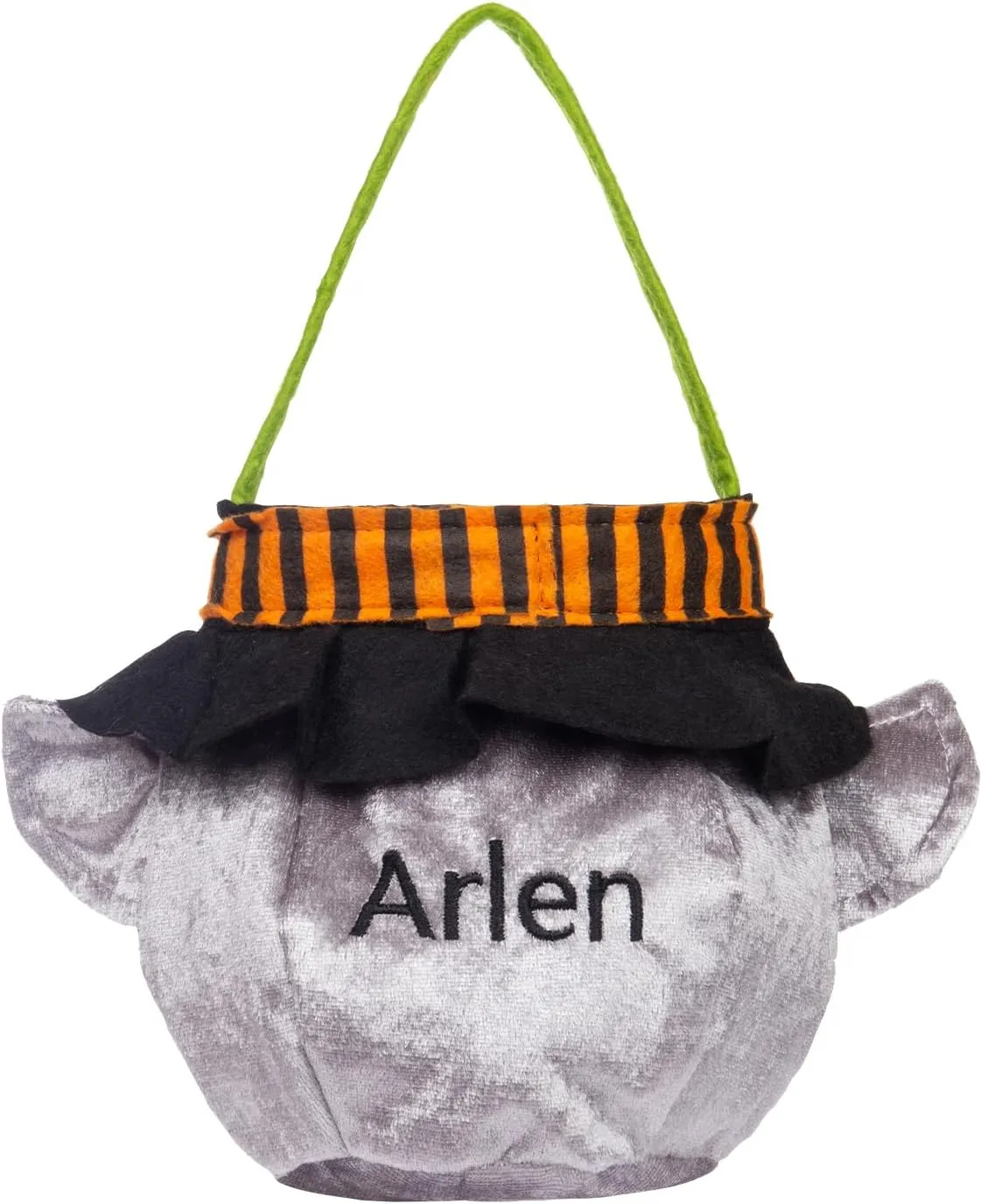 Personalized Halloween Trick or Treat Bags for Kids Halloween Candy Bags Halloween Custom Name Embroidered Candy Basket
