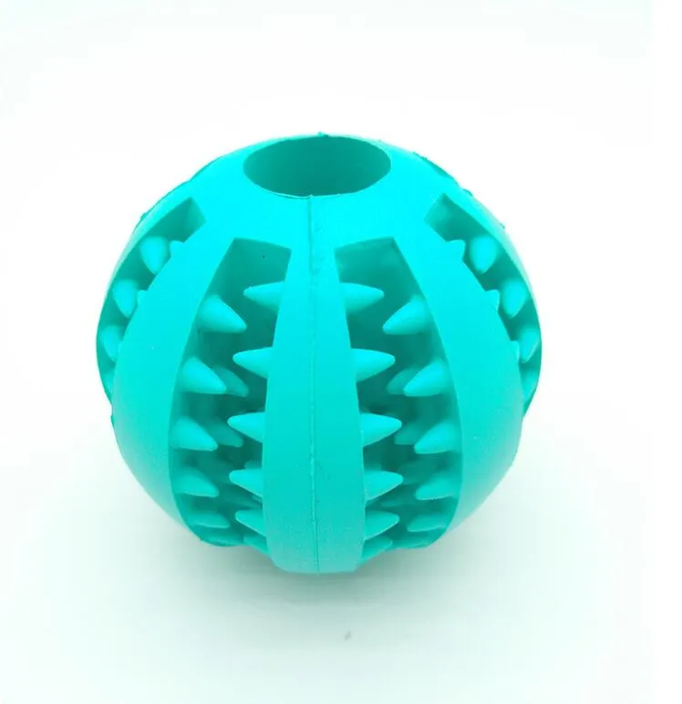 Pet Slow Feeder Dog Toy Cute Funny Rubber Dog Ball Toy