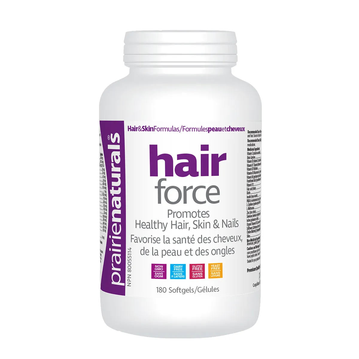 Prairie Naturals Hair-Force 180 Softgels