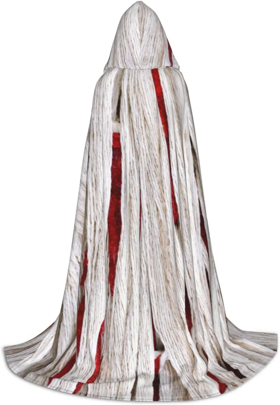 Purple Horror Red Halloween Cape For Teenagers, Hooded Cloak Long Cape Costume Cloak For Party Or Cosplay