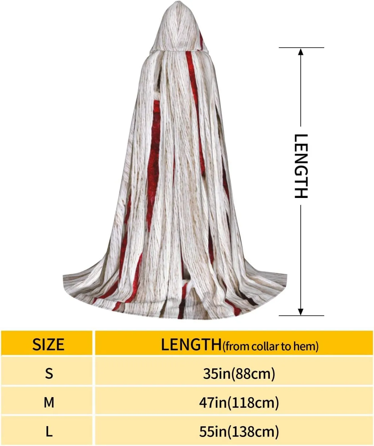 Purple Horror Red Halloween Cape For Teenagers, Hooded Cloak Long Cape Costume Cloak For Party Or Cosplay