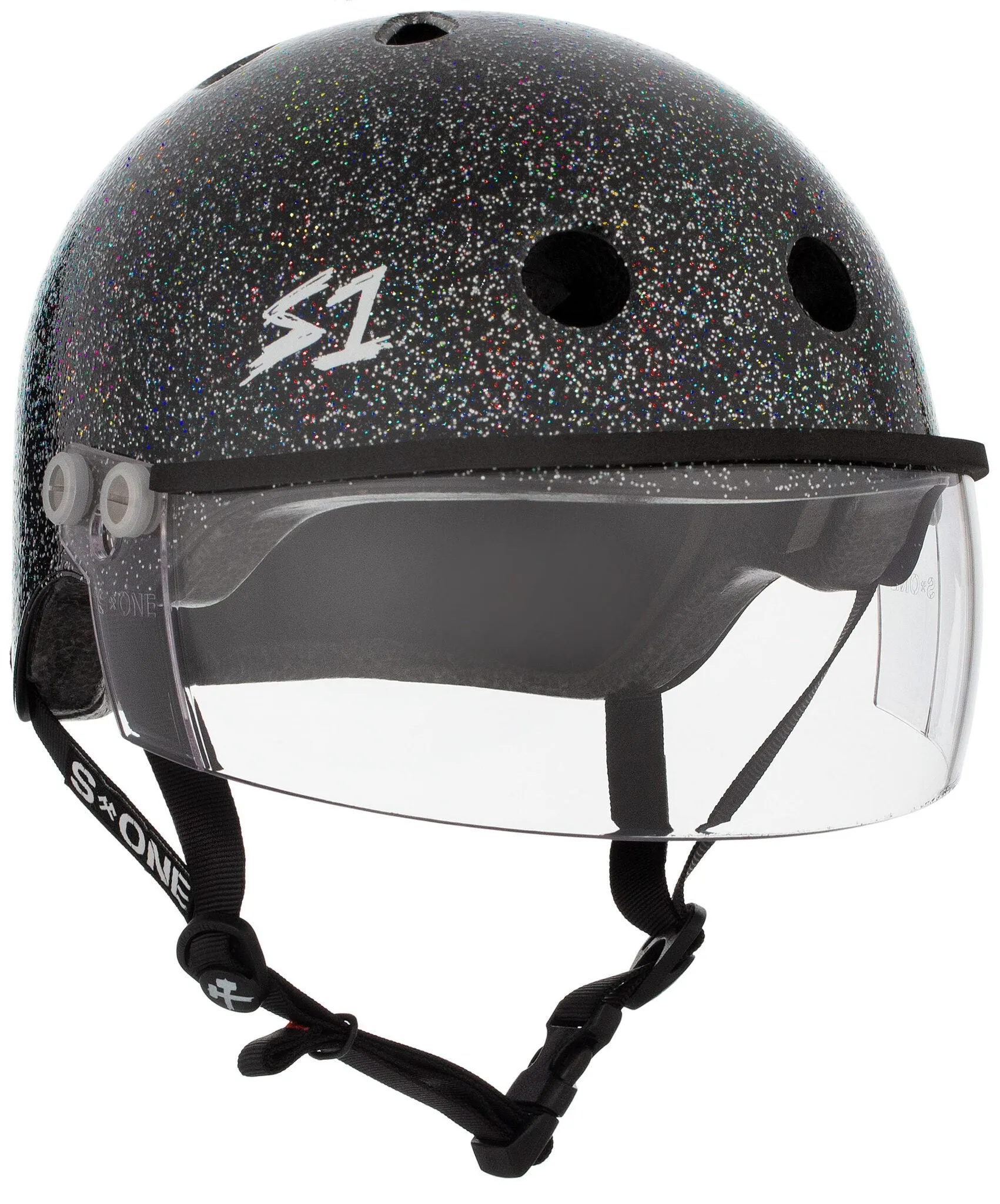 S-One Lifer Helmet With Visor GLITTER