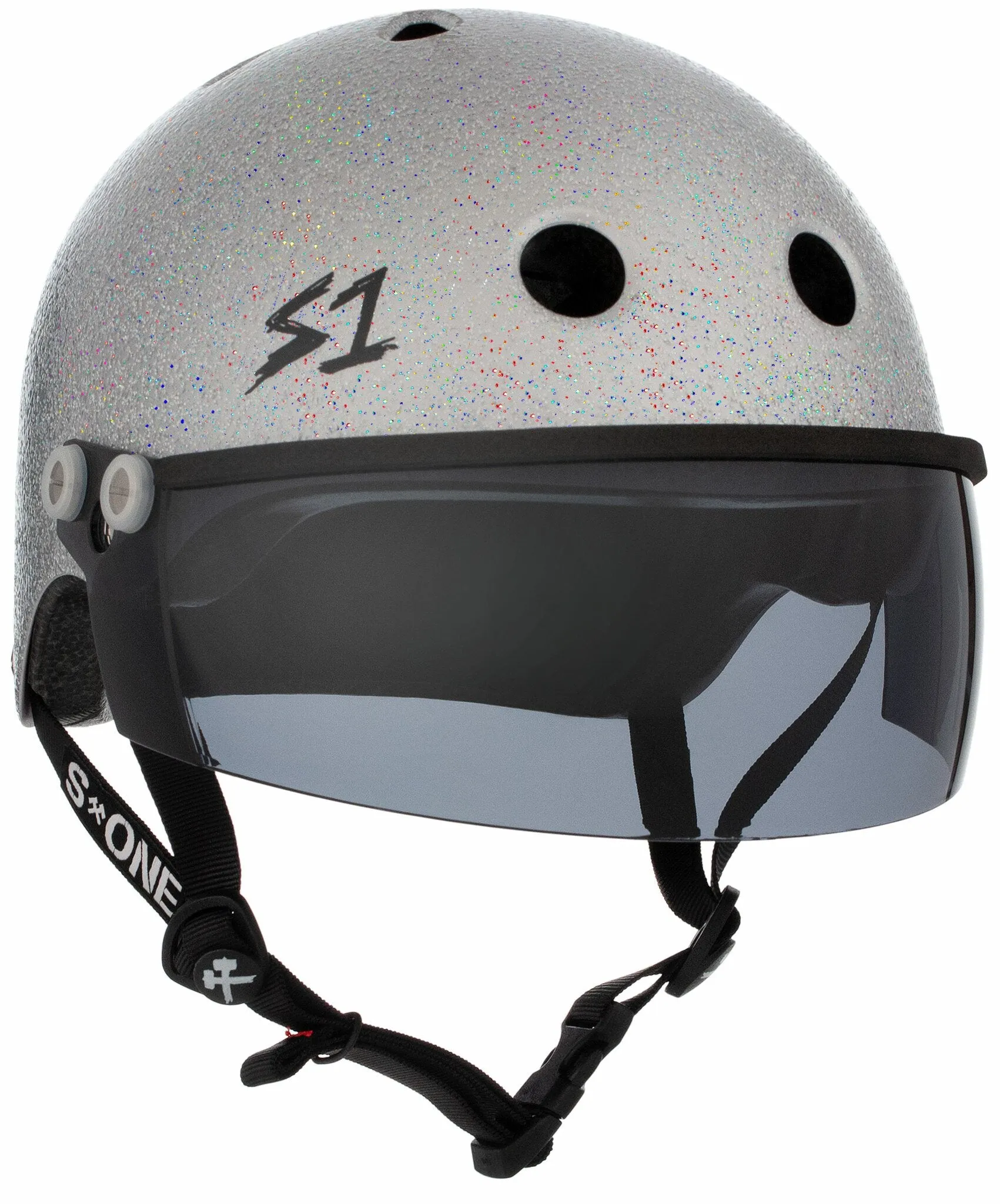 S-One Lifer Helmet With Visor GLITTER