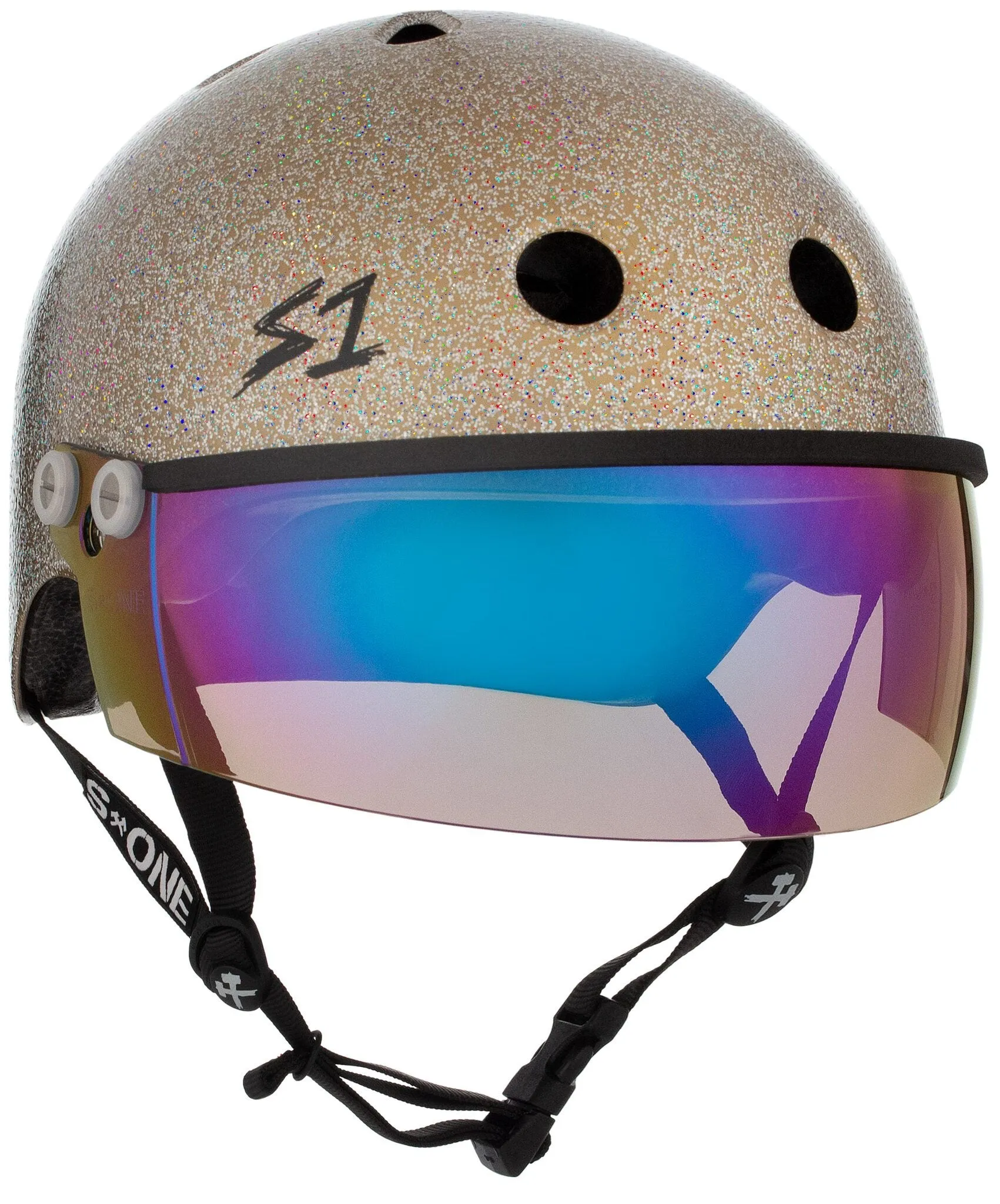 S-One Lifer Helmet With Visor GLITTER