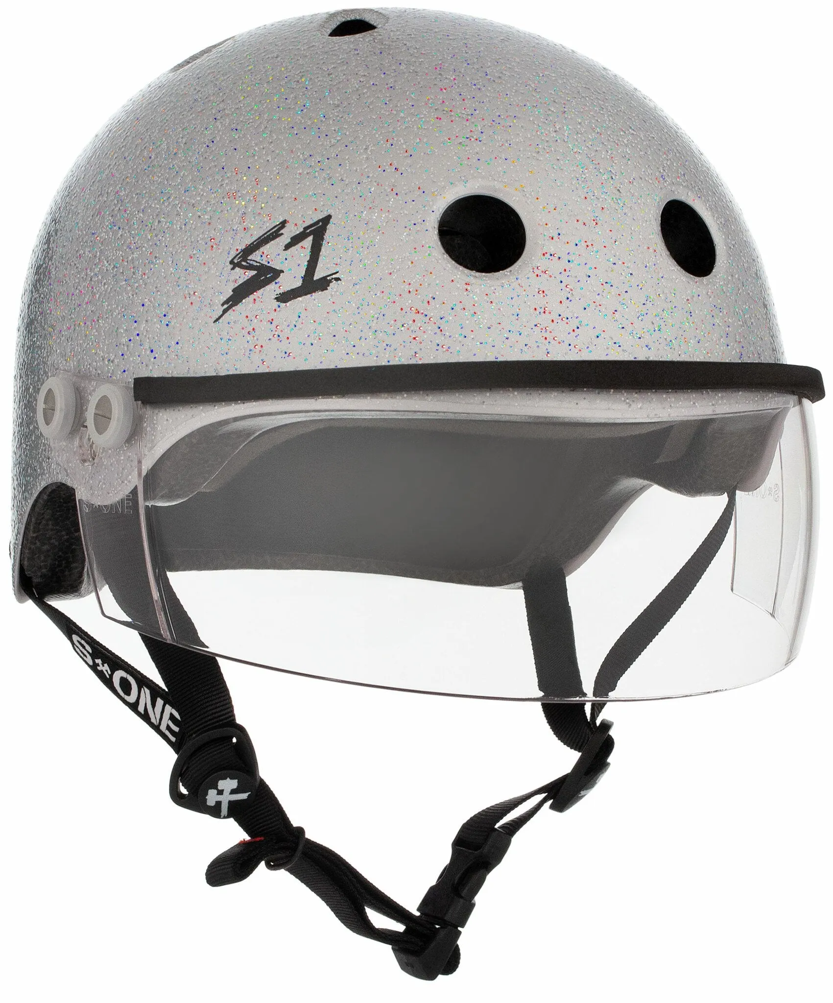S-One Lifer Helmet With Visor GLITTER