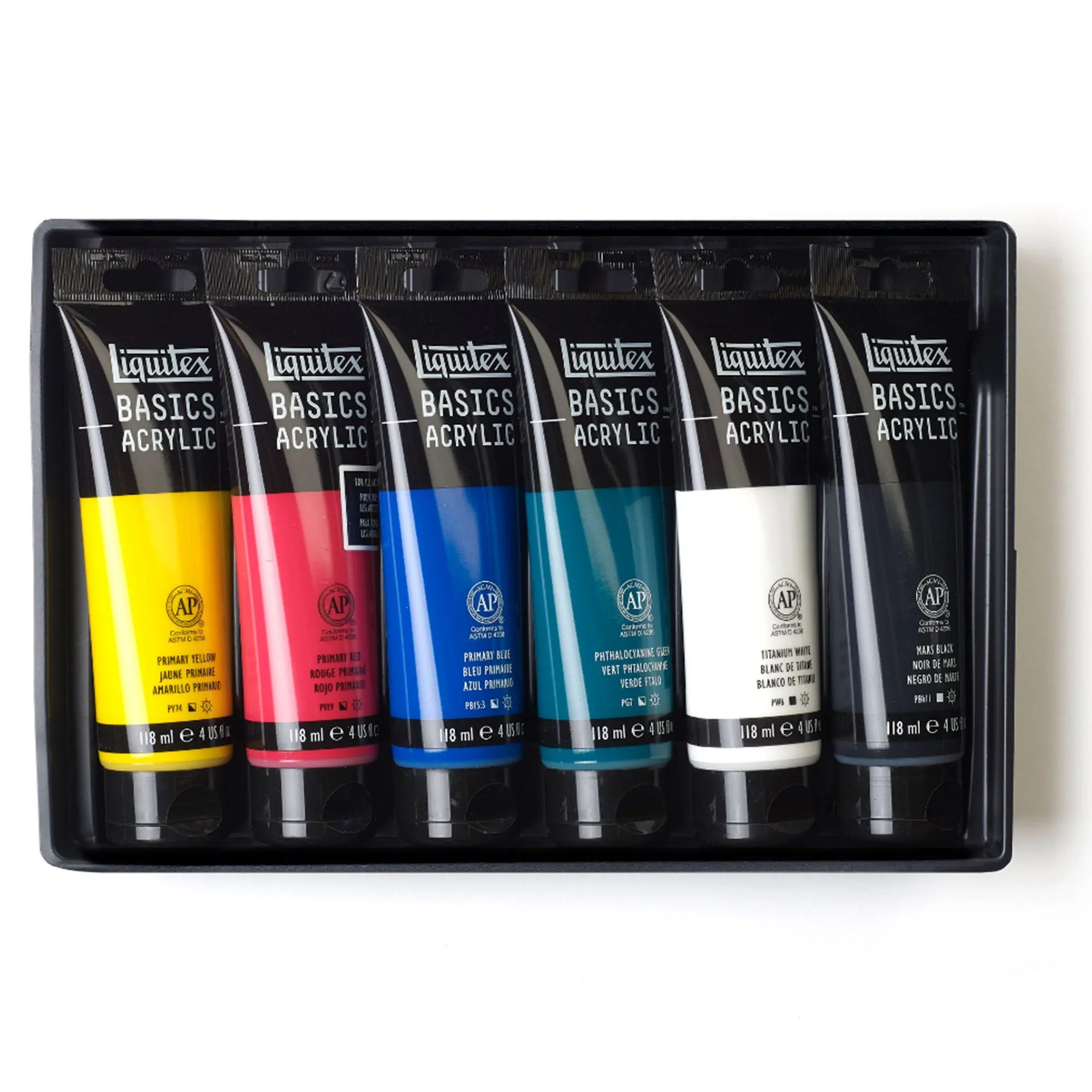 Set of Basics Acrylics - 6 x 118 ml