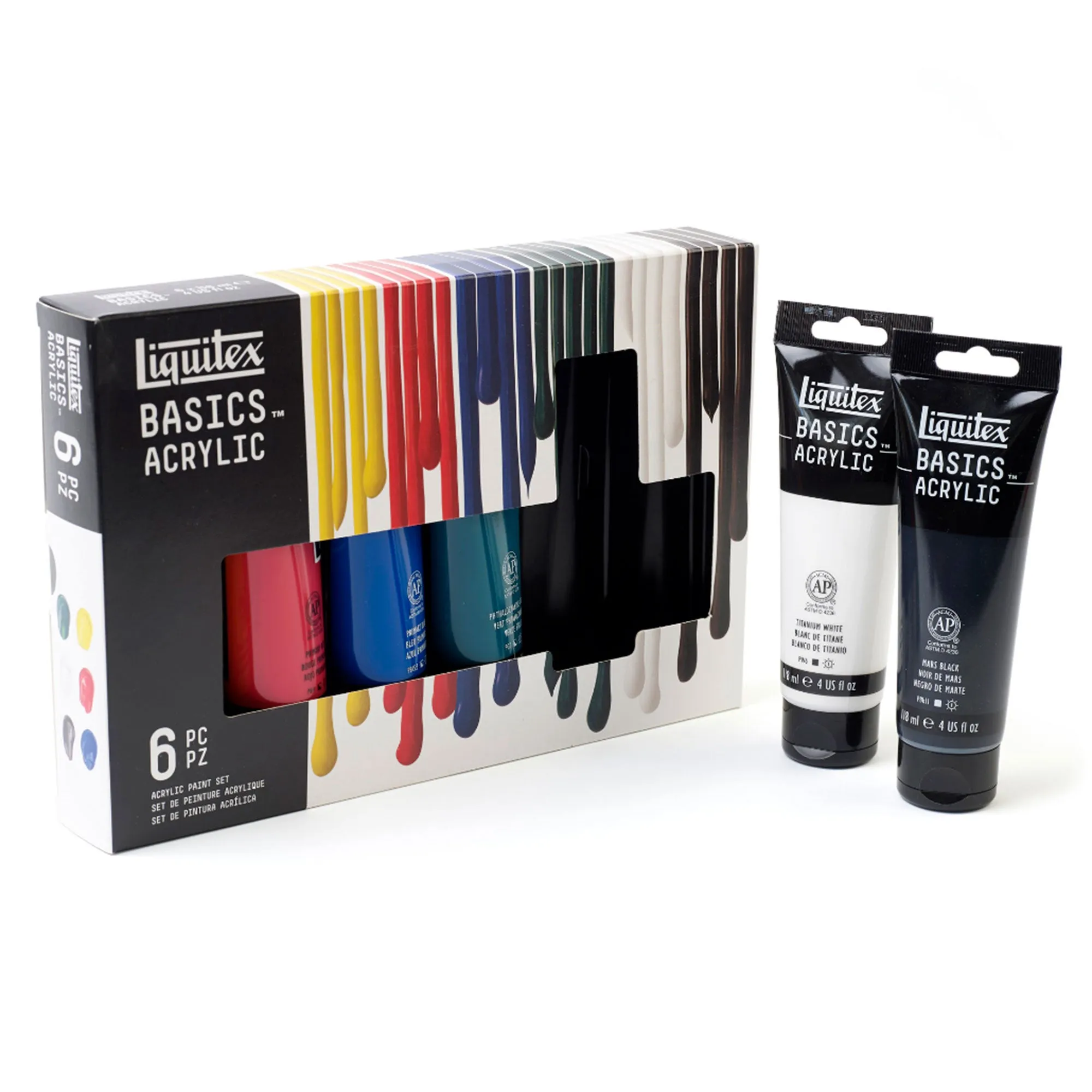 Set of Basics Acrylics - 6 x 118 ml