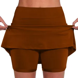 Skorts for Woman Fashion High Waist Skirts Inner Shorts 2025 Summer Solid Golf Skirt Pants Gym Yoga Running Clothes